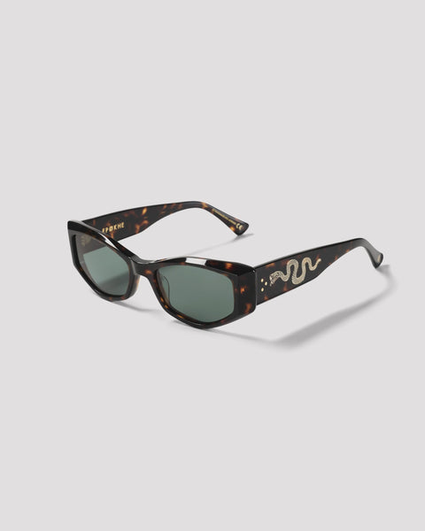 Guilty - Guilty - Dark Tortoise Polished / Green Polarized