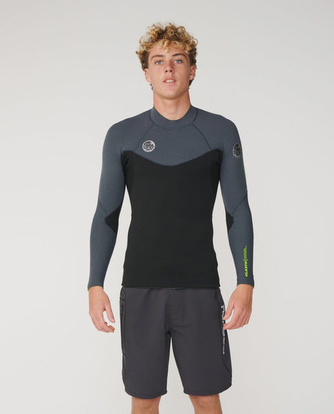 ELASTO LS JKT 1.5 CHARCOAL LIME