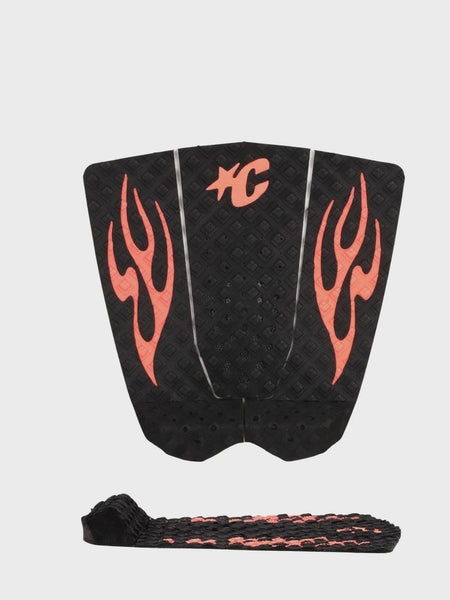 GRIFFIN COLAPINTO LITE ECOPURE : BLACK FLURO RED FLAMES
