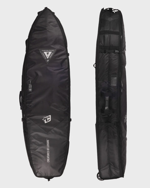 SHORTBOARD QUAD WHEELY DT2.0 6'7" : BLACK SILVER