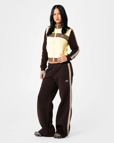 Rusty Toffee Wide Leg Track Pant