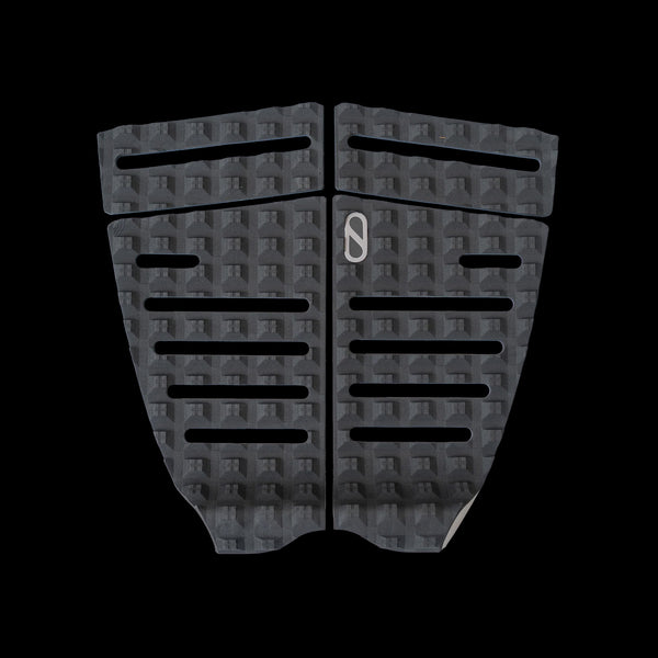 Slater 4 Piece Flat Traction Pad - Black/Grey