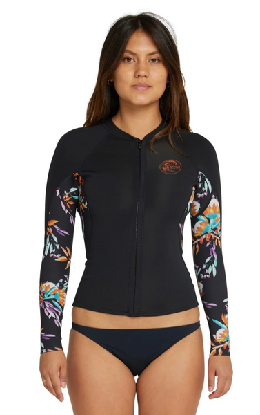 Women's Bahia 1.5mm Full Zip Wetsuit Jacket - Australiana