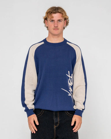 Rusty Roll Safe Boxy Crew Neck Knit