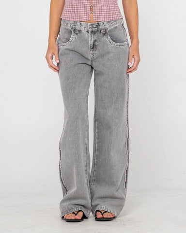 Rusty Flip Mommy Low Rise Baggy Jean