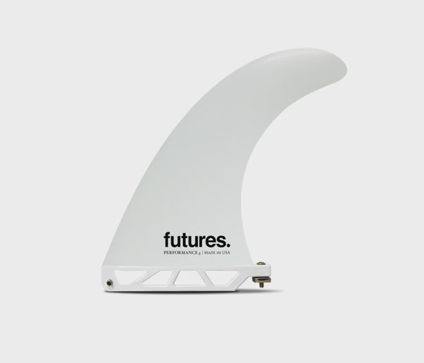 8.0" THERMOTECH PERFORMANCE SINGLE FIN - WHITE