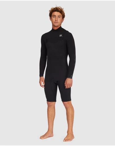 Billabong 2/2 Revolution Chest Zip Long Arm / Short Leg Springsuit