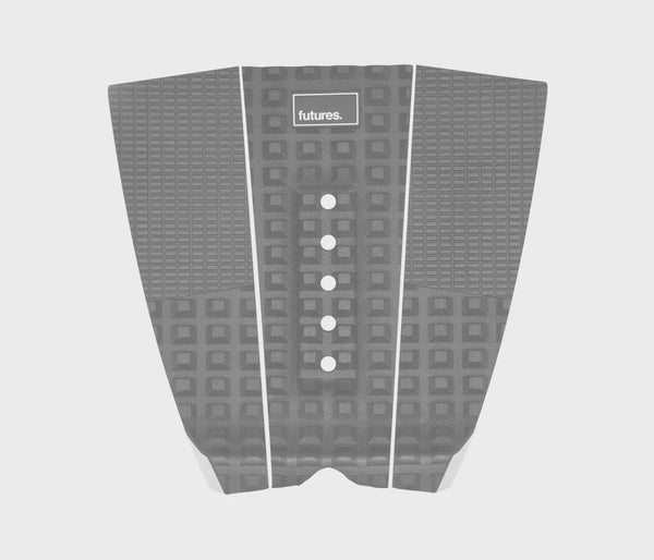 FUTURES VOODOO GREY 3 PCS COMBO TRACTION PAD