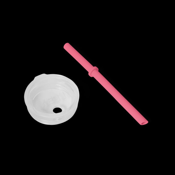 Rambler Sil Straw Lid Small Pink