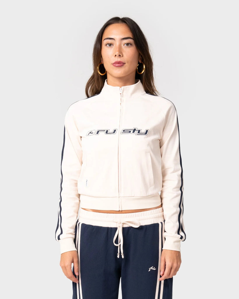 Maneater Fitted Zip Through Track Jacket