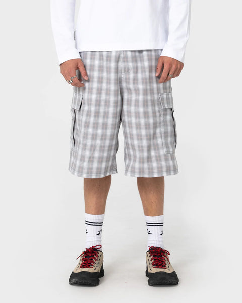 Rusty Screwdriva Plaid Cargo Short