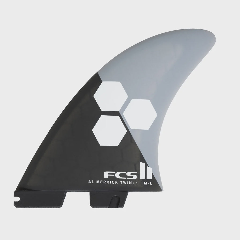 FCS II AM Twin+1 PC Grey/Charcoal M-L Retail Fins