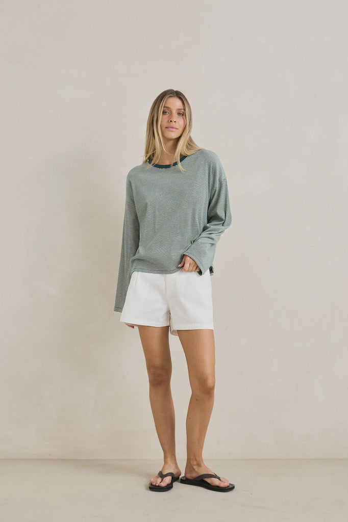 LEXI STRIPE LONG SLEEVE TOP