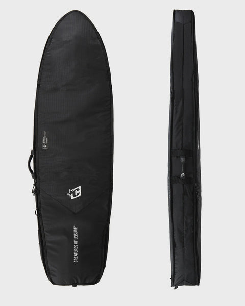FISH DOUBLE DT2.0 6'3" : BLACK SILVER