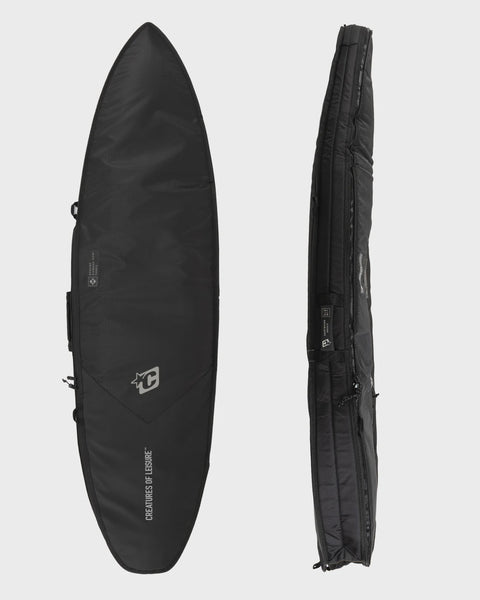 SHORTBOARD DOUBLE DT2.0 6'3" : BLACK SILVER