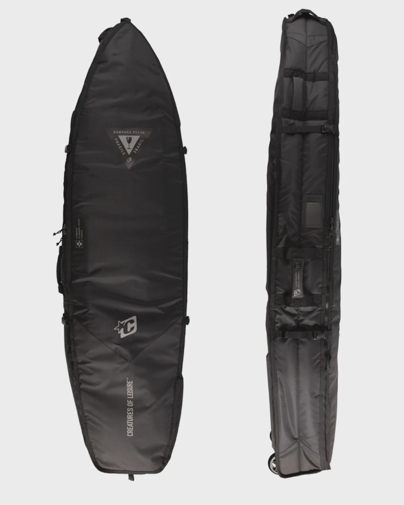 SHORTBOARD TRIPLE WHEELY DT2.0 6'3" : BLACK SILVER