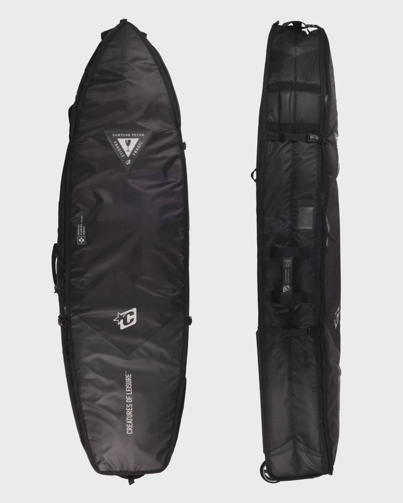 SHORTBOARD QUAD WHEELY DT2.0 6'3" : BLACK SILVER