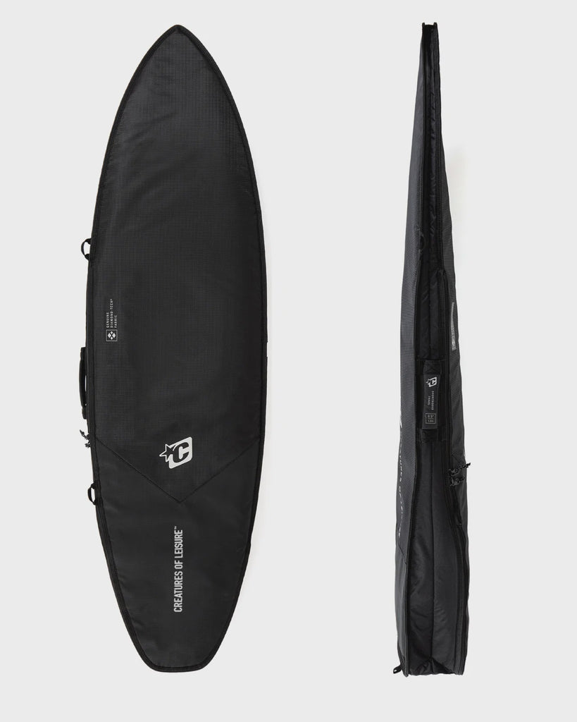 SHORTBOARD TRAVEL DT2.0 6'3" : BLACK SILVER
