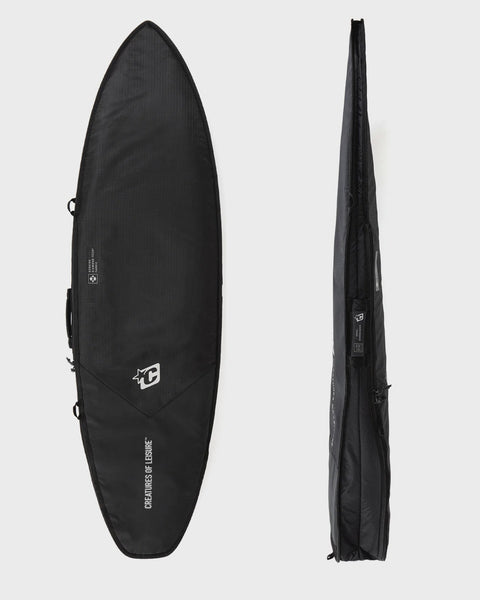 SHORTBOARD TRAVEL DT2.0 6'7" : BLACK SILVER