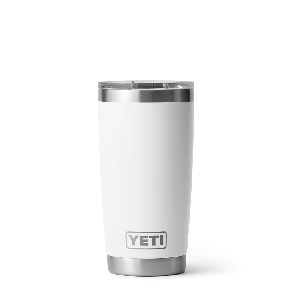 White yeti deals rambler 20 oz