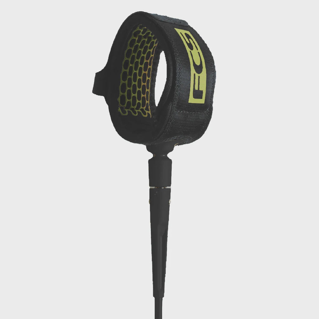 FCS 6' Comp Essential Leash Coal Lime