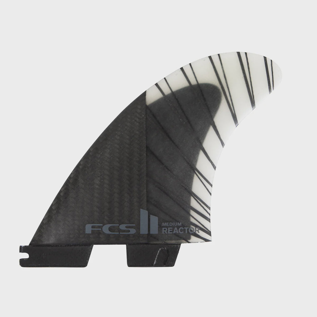 FCS II Reactor PC Carbon Medium Black/Charcoal Tri Retail Fins
