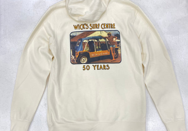 Wicks 50 Years Hoodie Cream