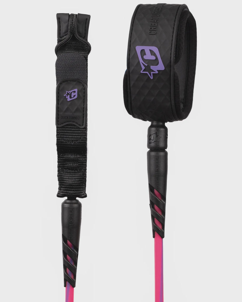 RELIANCE MEDIUM DUTY 6FT : BUBBLEGUM TWIST BLACK