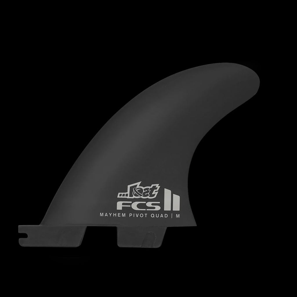 FCS II Mayhem Pivot PC Carbon Quad Rear Fins Marine Large