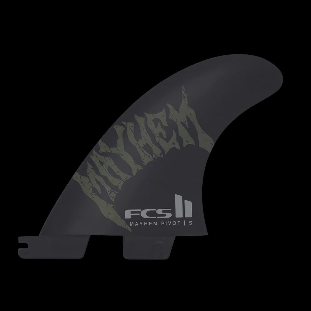 FCS II Mayhem Pivot PC Carbon Tri Fins Marine Large