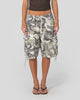 RIVER CAMO LOW RISE BAGGY CARGO SHORT