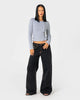 Rusty Wendy Wide Low Rise Jean - Black Out