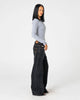 Rusty Wendy Wide Low Rise Jean - Black Out