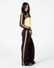 Rusty Toffee Wide Leg Track Pant