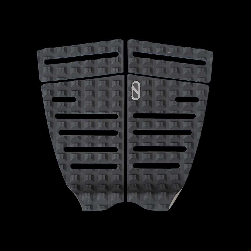 Slater 4 Piece Flat Traction Pad - Black/Grey