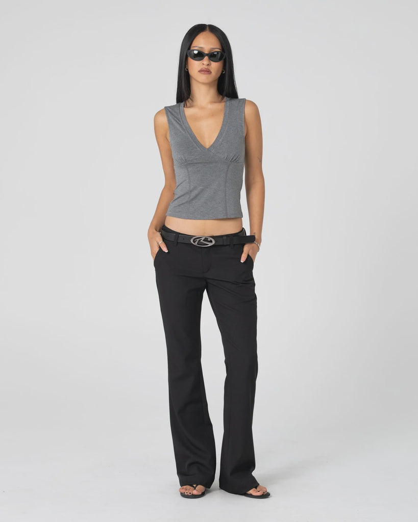 FINANCE MUMMY LOW RISE SUIT PANT