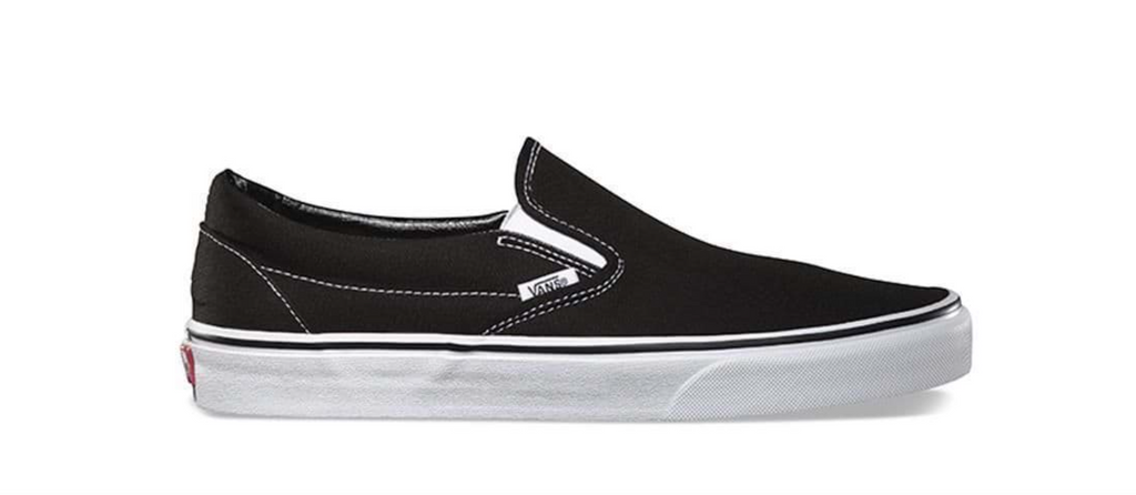 Vans Classic Slip-Ons Black/White