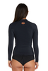 Womens Hyperfreak Long Sleeve Wetsuit Jacket - Black