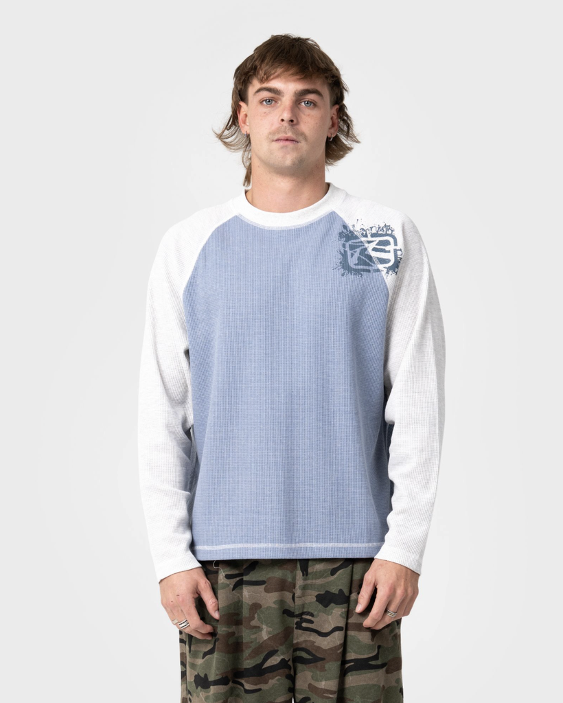 SHADOW WAFFLE LONG SLEEVE TEE