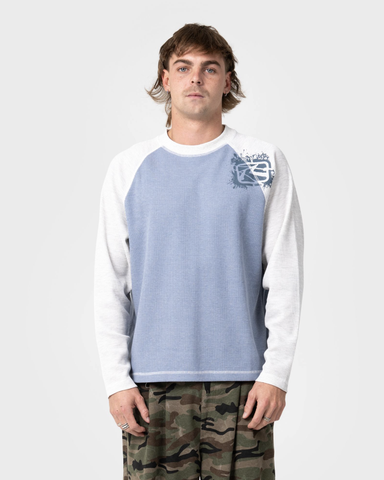 SHADOW WAFFLE LONG SLEEVE TEE