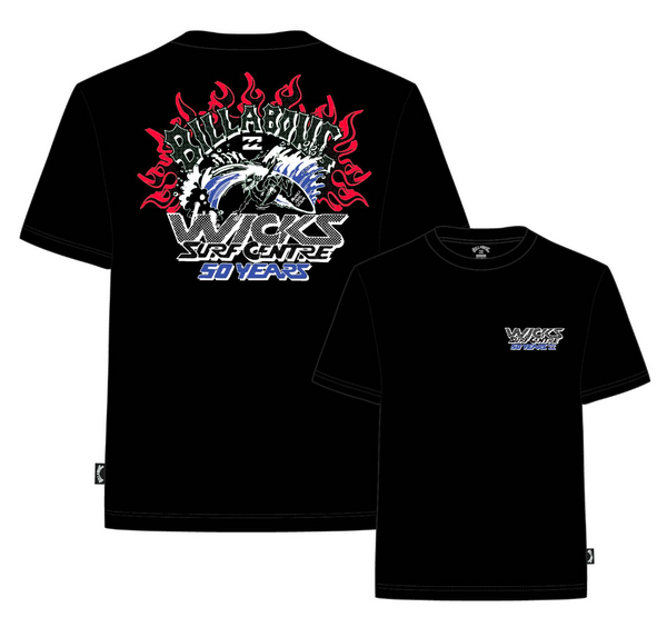 Wicks Surf 50 Year Billabong T Shirt