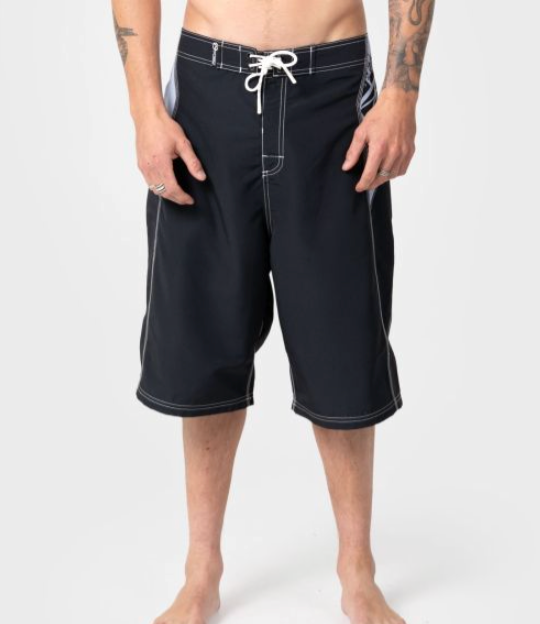 Rusty OXECUTIONER FIXED WAIST BOARDSHORT - Black