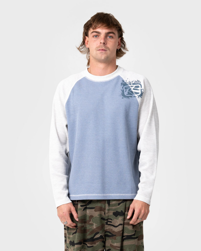 Rusty SHADOW WAFFLE LONG SLEEVE TEE