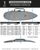 SHORTBOARD ICON 6'0" : SILVER BLACK