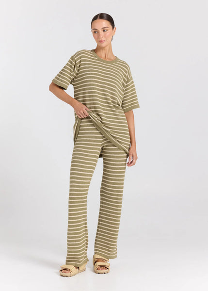 Poolside Paradise Surfside Knit Tee - Cedar