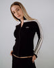 Rusty Daddy Gb Fitted Zip Through Knit - Black