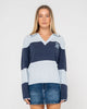 Rusty Try Me Knitted Rugby Top
