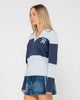 Rusty Try Me Knitted Rugby Top