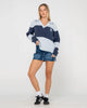 Rusty Try Me Knitted Rugby Top