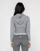 Rusty Devil Girl Knitted Zip Through Hood